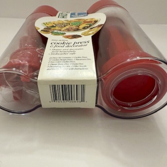 Hutzler Cookie Press & Food Decorator Easy Action 23 Piece Set New - Picture 4 of 4